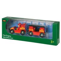 Brio火车系列红色声光救火车BR33576