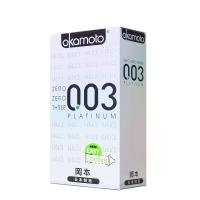 冈本0.03白金贴身超薄安全套10片装 003贴身避孕套