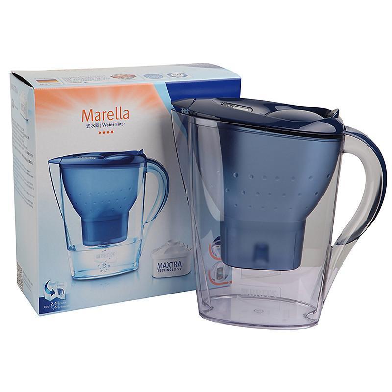 碧然德 Brita 净水器 净水壶 金典系列 蓝色 2.4升 一壶七芯