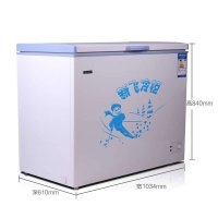 新飞(Frestec) BC/BD-219CH 219升卧式冷柜 一机四用 一键转换 商用 乳白色