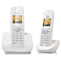 集怡嘉(Gigaset)原西门子C230家用数字无绳电话机一拖一(珍珠白)
