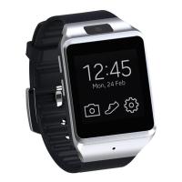 AmanStino 智能手表手机全贴合触屏 三星苹果安卓通用 支持SIM卡 银色 8GB