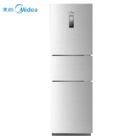 美的冰箱BCD-252WTQM钛金银
