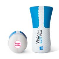 DOKIDOKI 手动版飞机杯 男用自慰器 少女淑女淑女口交阴交后庭情趣性用品白色淑女后庭