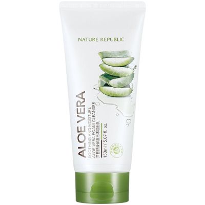 Nature Republic 纳益其尔芦荟舒缓保湿泡沫洁面乳 150ml