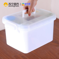 宝优妮 家庭医药收纳箱 家用急救箱DQ-YX01 白色