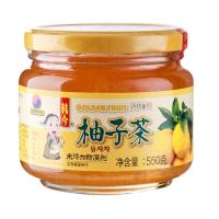 韩国原装进口 韩今柚子茶550g 柚子酱 休闲冲饮美容养颜去火