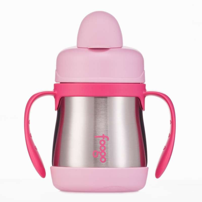 膳魔师THERMOS不锈钢保温杯宝宝学饮鸭嘴杯水杯带手柄防漏TYBS-203 200ml 适合年龄:5个月以上宝宝