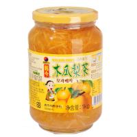韩国原装进口 韩今木瓜梨茶1000g 果茶 冲饮 木瓜茶 蜂蜜茶