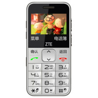 中兴(ZTE)L580 移动/联通2G老人手机 白色(样壳)