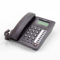 0851多功能电话机固定电话 家用办公酒店电话座机 紫砂红