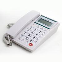 0837多功能电话机固定电话 家用办公酒店电话座机 白色