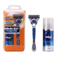 吉列锋隐超值男士剃须套装(吉列锋隐1刀架(1刀头)+75ml迷你刮胡啫喱优惠装)