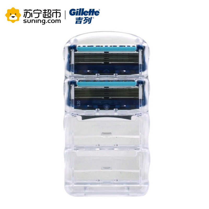 吉列(GILLETTE)锋隐致顺动力 2刀头 刀片 宝洁出品