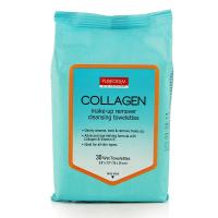 韩国原装进口PUREDERM胶原蛋白清洁卸妆湿巾30片