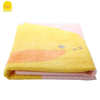黄色小鸭专柜正品 婴幼儿童全棉浴巾152×76cm 毛巾澡巾包巾32703