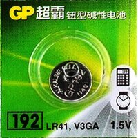 超霸1.5V纽扣电池1粒/卡GP192-LY