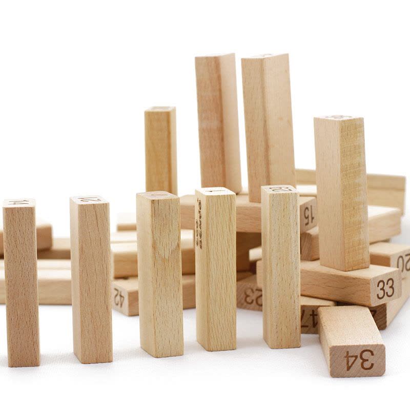 木玩世家儿童益智层层叠抽积木50片亲子游戏整蛊桌游玩具男孩女孩玩具图片