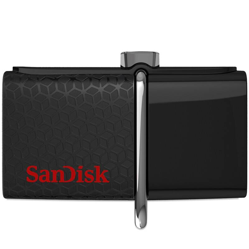 闪迪(SanDisk)至尊高速 16GB OTG安卓手机U盘 USB3.0 黑色