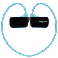 麦格菲斯(Megafeis) E350智能头戴式蓝牙运动MP3 蓝牙耳机 播放器 蓝黑 16G
