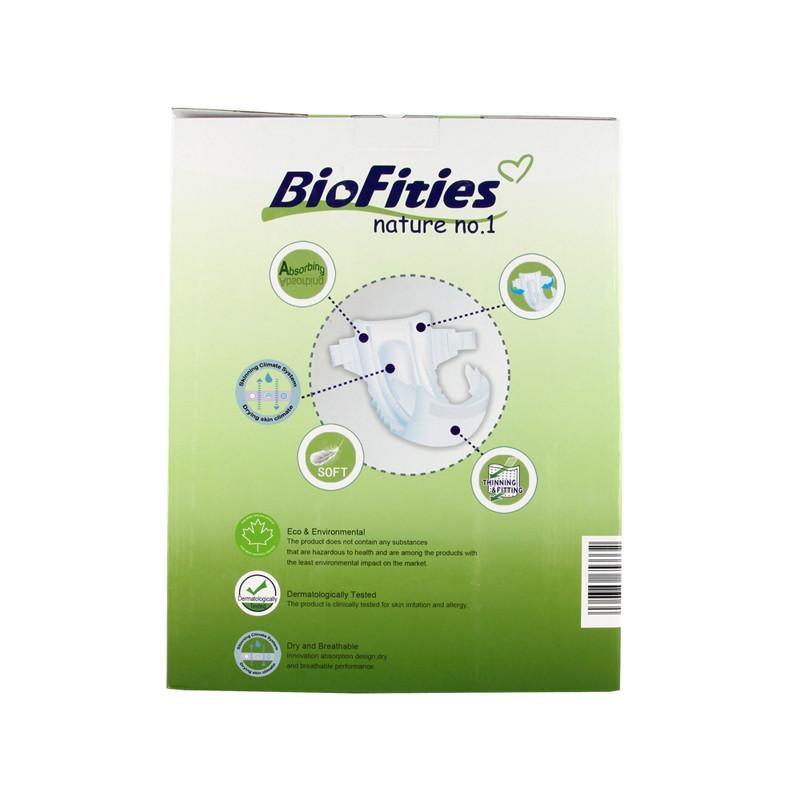 Bio Fities 爱婴舒坦 自然天使系列 纸尿裤3号 (5-10公斤) 60片(美国进口)