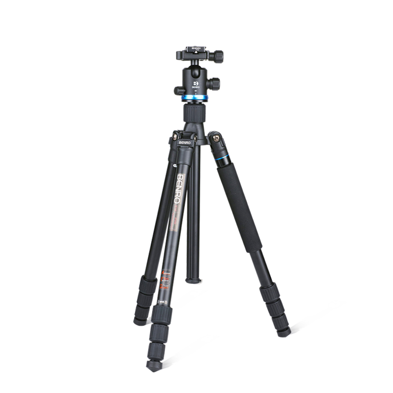 百诺(BENRO) IF28+ 专业数码单反相机摄像便携反折支 架云台相机三脚架套装高清大图