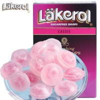 意大利进口乐奇乐无糖夹心润喉糖黑加仑子味40g 糖果