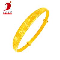 东韵珠宝 丹赤花开 黄金/足金/千足金 手环/手链/手镯 计价