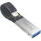 闪迪(SanDisk)苹果手机U盘 电脑双用U盘 64GB 欢欣i享 苹果MFI认证 iXpand