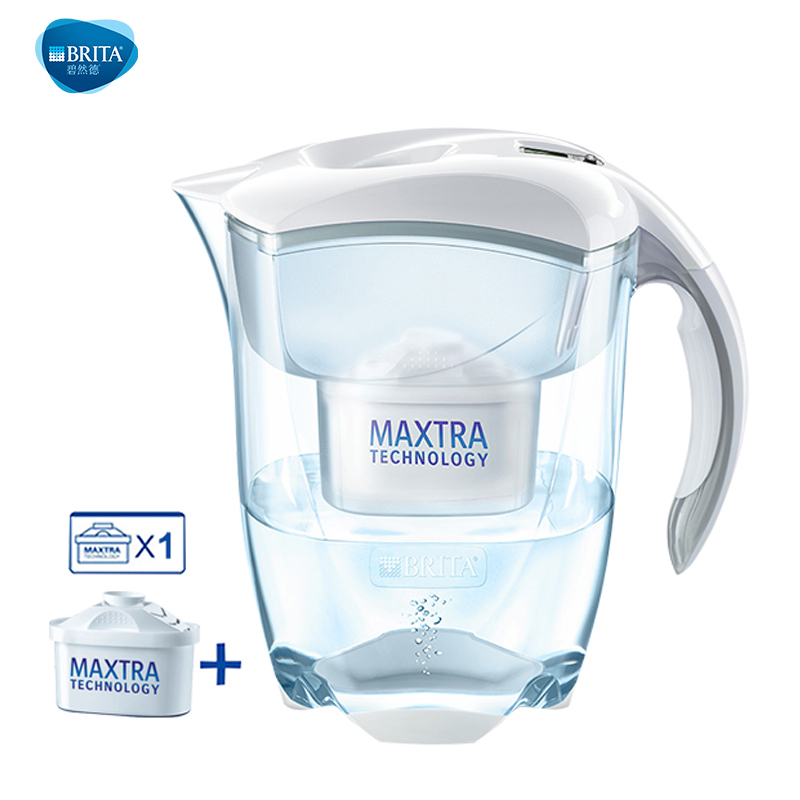 碧然德 Brita 净水器 净水壶 Elemaris 白色 3.5升自带一芯