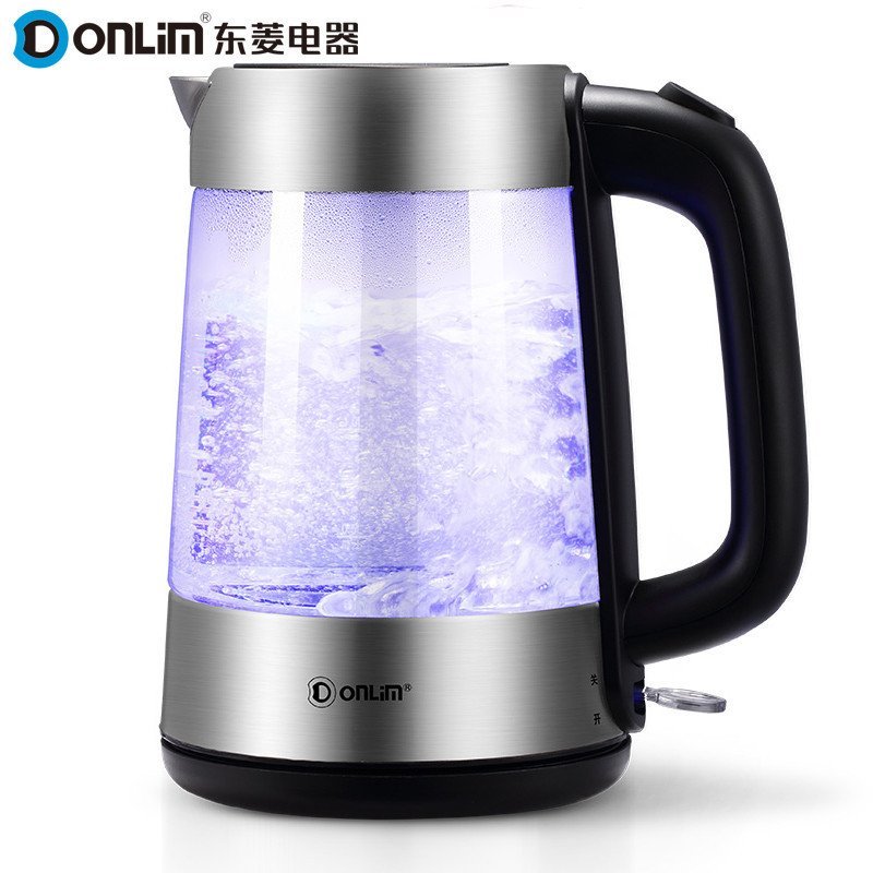 东菱(Donlim)DL-KE10 玻璃电热水壶1.7L 保温电热水壶