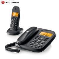摩托罗拉(MOTOROLA) 数字无绳 电话机 CL101C 无绳电话欧式子母机 远距离 黑色