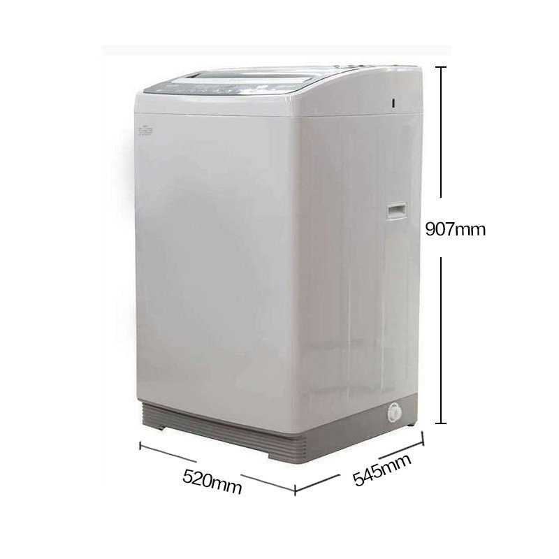 三洋(SANYO)6.5公斤全自动波轮洗衣机DB6558S(亮灰色)