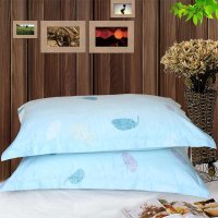 吉祥三宝全棉斜纹印花枕套—相思豆