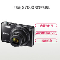尼康(Nikon) COOLPIX S7000(黑)数码相机 显示屏尺寸3英寸 有效像素值1602
