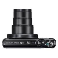 尼康(Nikon) COOLPIX S7000(黑)数码相机 显示屏尺寸3英寸 有效像素值1602