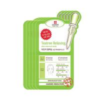 LEADERS丽得姿领先润美茶树控油多效面膜25ml*5片平衡油脂