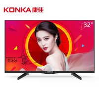 康佳(KONKA)LED32E330N 32英寸 网络蓝光内置WIFI平板LED液晶电视(黑色)