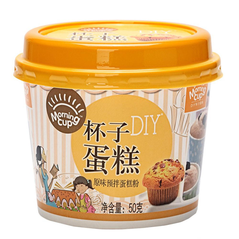 [苏宁易购超市]金龙鱼MorningcupDIY杯子蛋糕原味预拌50g