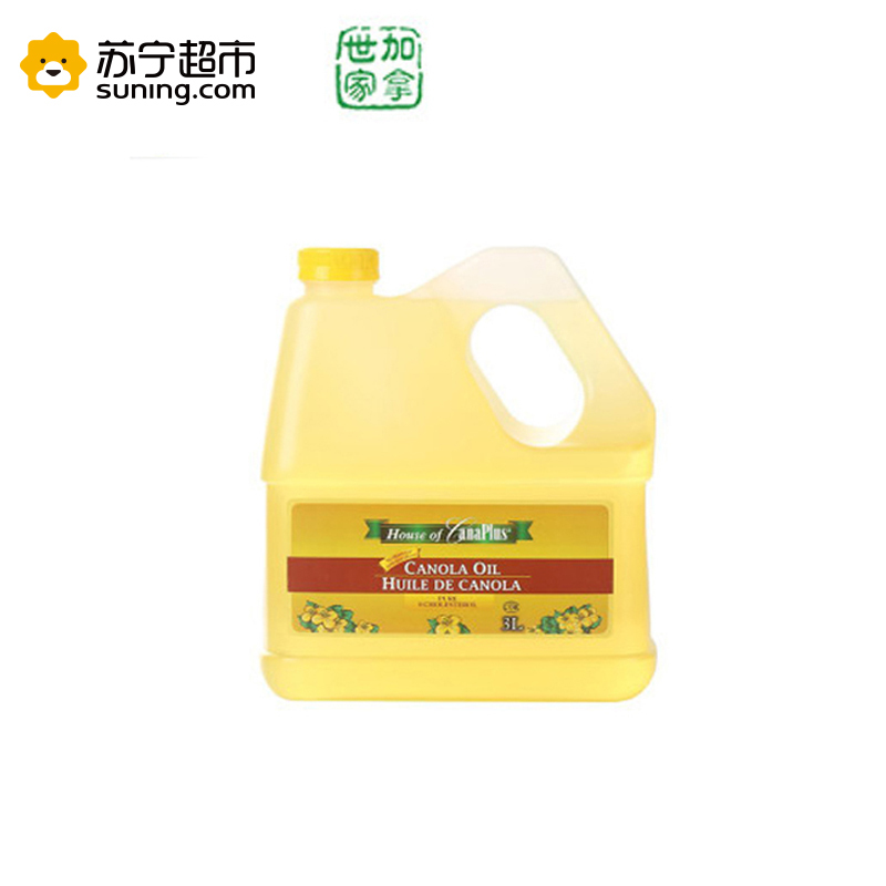 加拿世家/CANAPLUS 芥花籽油(红标)3L+(绿标 )3L 加拿大原装进口
