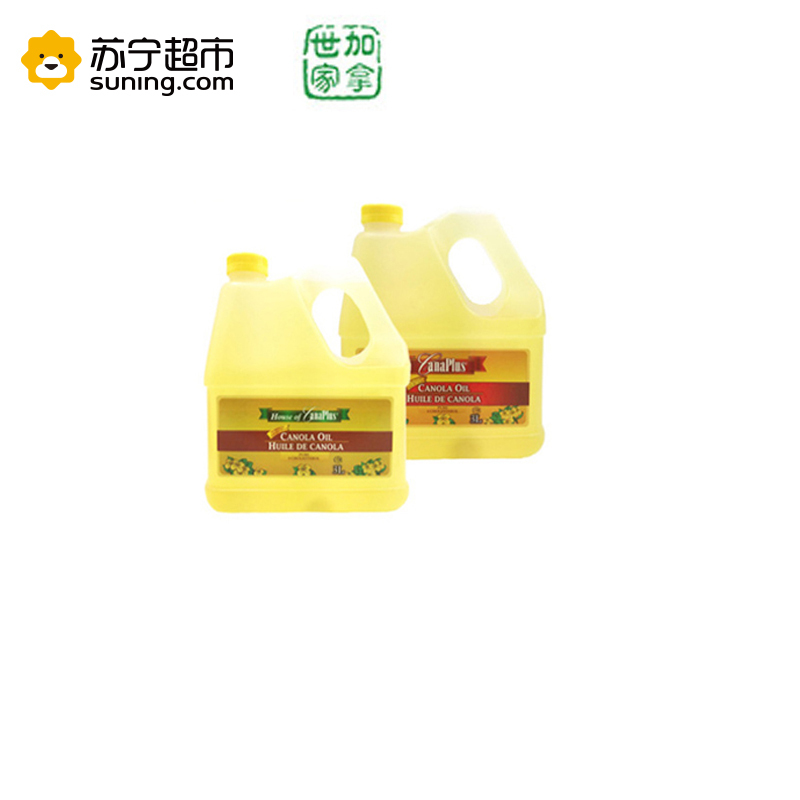 加拿世家/CANAPLUS 芥花籽油(红标)3L+(绿标 )3L 加拿大原装进口