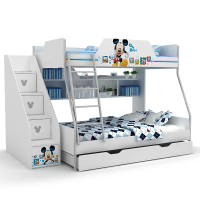 [苏宁自营]迪士尼 MF1-A302-12.2 酷漫居儿童家具女孩款高低床上下床 米奇欢乐时光(不含梯柜,拖箱)