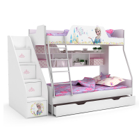 【苏宁自营】迪士尼 MF1-A302-12.2 酷漫居儿童家具女孩款高低床上下床 奇幻冰公主（不含梯柜、拖箱）