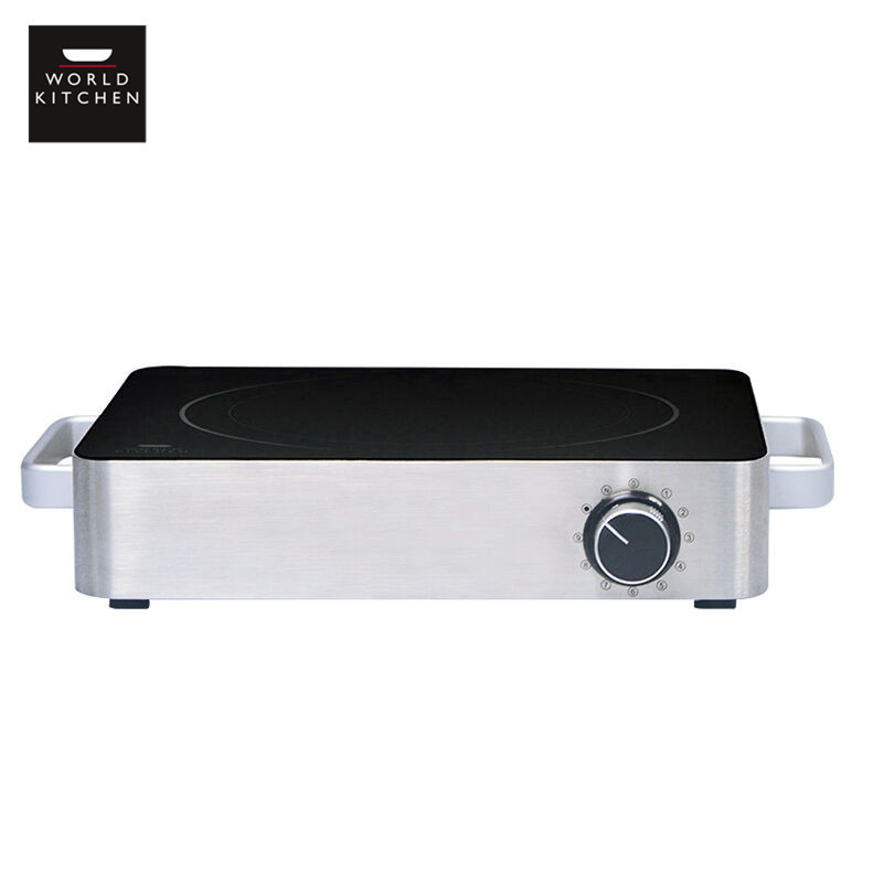 康宁方形微晶面板电陶炉 VHS-220-RD/CN 银色炉子+VS32 赠烤盘