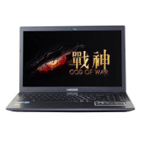 神舟 战神K650D-i7 D3游戏笔记本电脑(i7 4G 500G GTX950M 2G双显卡 DOS 灰色)