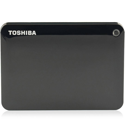 [赠硬盘包]东芝(TOSHIBA)V8 CANVIO高端分享系列500G 移动硬盘 2.5英寸USB3.0 经典黑