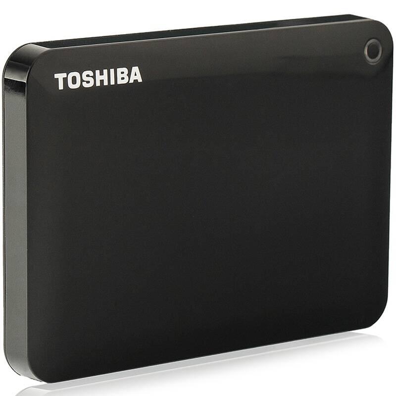 [赠硬盘包]东芝(TOSHIBA)V8 CANVIO高端分享系列500G 移动硬盘 2.5英寸USB3.0 经典黑