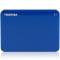 [赠硬盘包]东芝(TOSHIBA)V8 CANVIO高端分享系列1TB 移动硬盘 2.5英寸USB3.0 神秘蓝