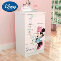迪士尼 四斗柜 女孩斗柜 储物柜 收纳柜 米妮系列款 四斗柜