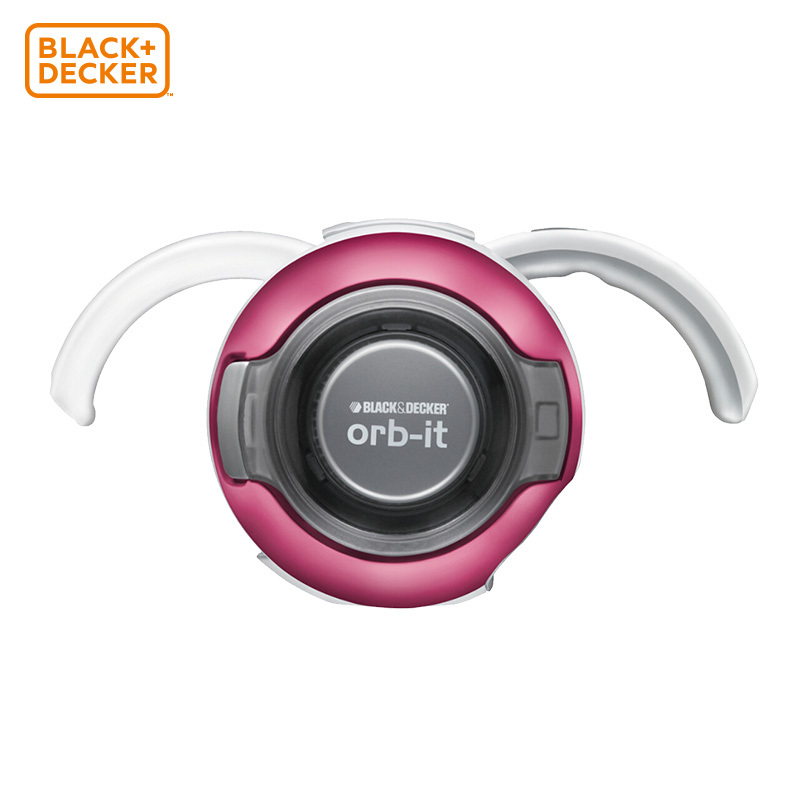 百得(blackdecker) ORB48PM-A9 球形无线吸尘器(曜石红)